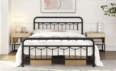 whats better a metal bed frame or the fabric ones|metal bed frame pros and cons.